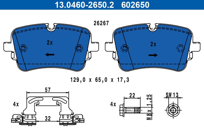 Brake Pad Set, disc brake -