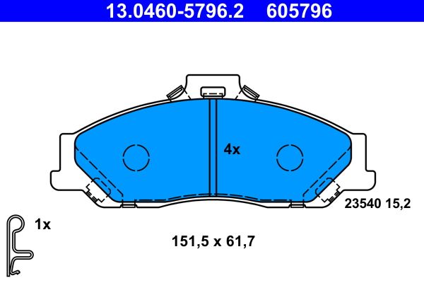 Brake Pad Set, disc brake -