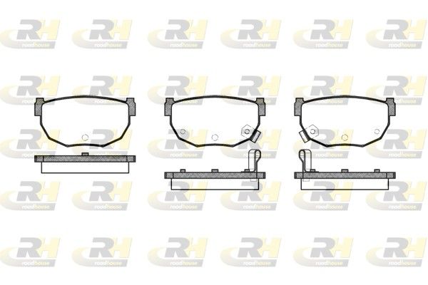 Brake Pad Set, disc brake Nissan 300ZX 84-90 tagum.