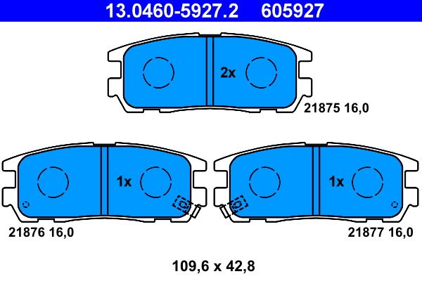 Brake Pad Set, disc brake -