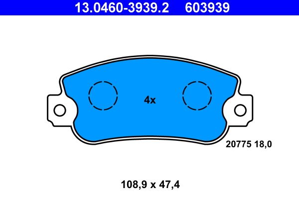 Brake Pad Set, disc brake -