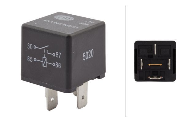 Relay, main current -