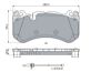 Brake Pad Set, disc brake VAG - 4F0 698 151