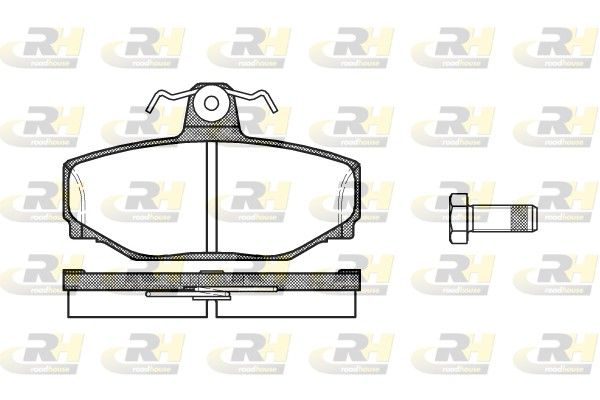 Brake Pad Set, disc brake Volvo C70,960 90-00 tagum.
