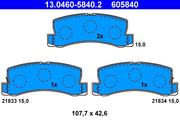 Brake Pad Set, disc brake -