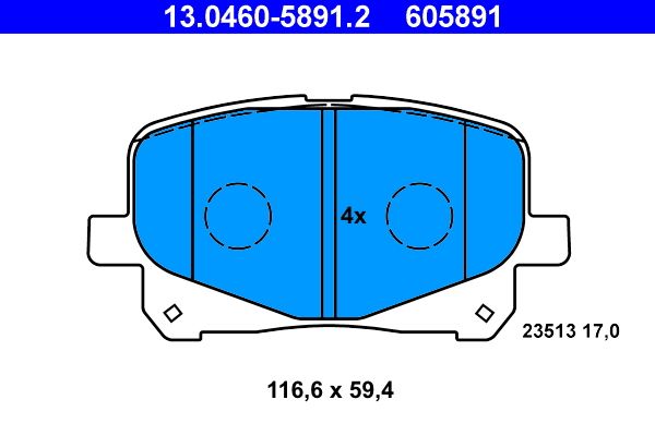 Brake Pad Set, disc brake -