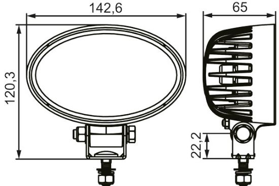 Worklight 1200lm, 10-30V, ECE-R10
