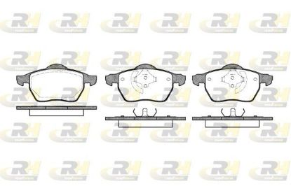 Brake Pad Set, disc brake Volvo S70 V70 97-00 esim.