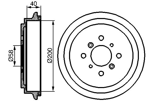 Brake Drum SUZUKI - 43511-60G10
