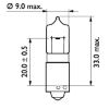Bulb, direction indicator H21W BAY9S