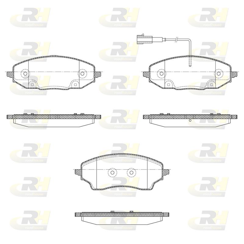 Brake Pad Set, disc brake FIAT DUCATO (250_) (07/21-)