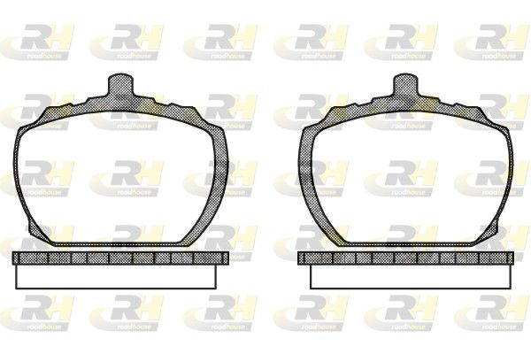Brake Pad Set, disc brake Ford TRANSIT 77-92 esim.