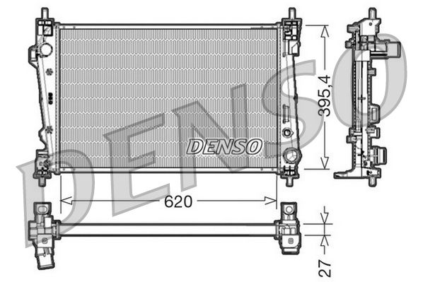 Radiator, engine cooling -