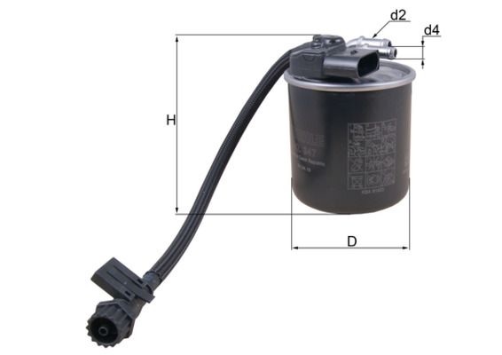 Fuel Filter MB V200/220  14-  6510901952