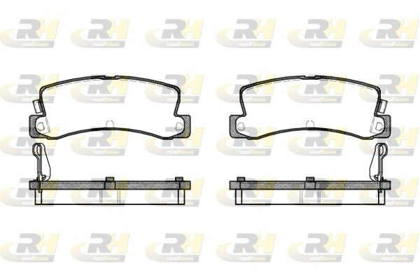 Brake Pad Set, disc brake Toyota Carina E