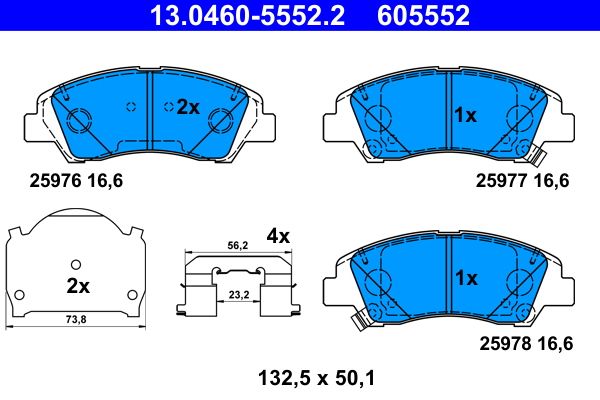 Brake Pad Set, disc brake -