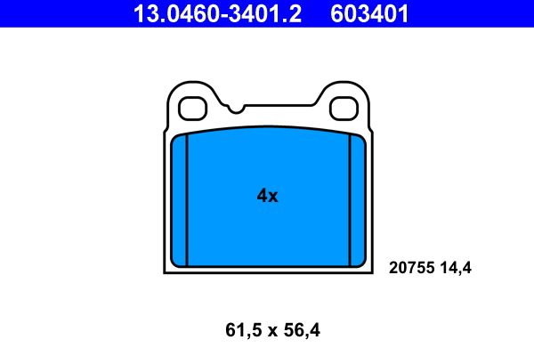 Brake Pad Set, disc brake -