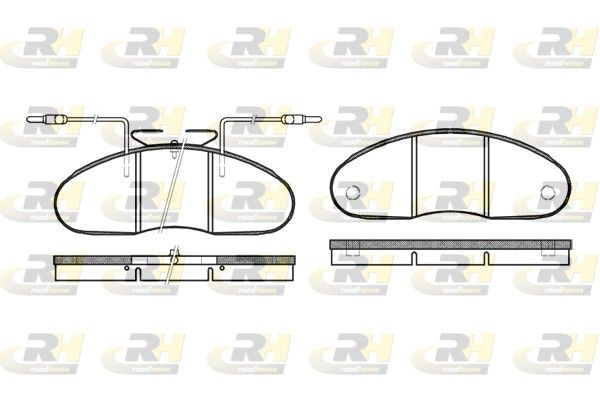 Brake Pad Set, disc brake MB 100 80-87 esim.