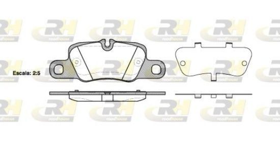 Brake Pad Set, disc brake PORSCHE - 970 352 947 03