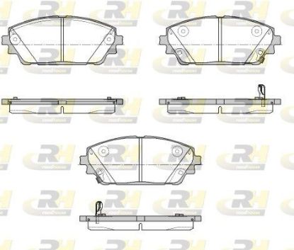 Brake Pad Set, disc brake MAZDA - BCYA-33-28ZA