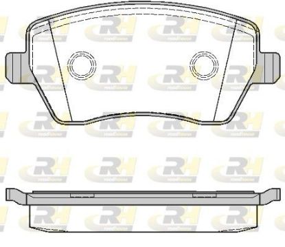 Brake Pad Set, disc brake RENAULT - 41 06 040 76R