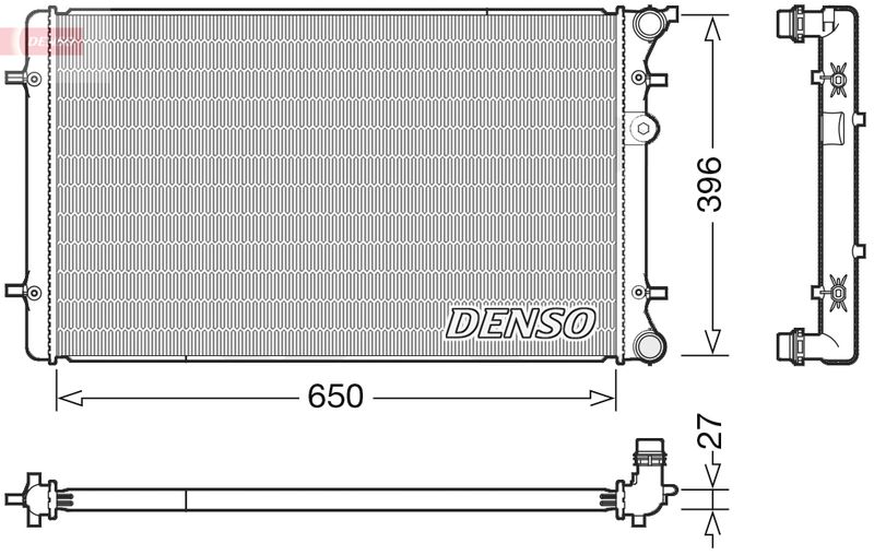 Radiator, engine cooling -