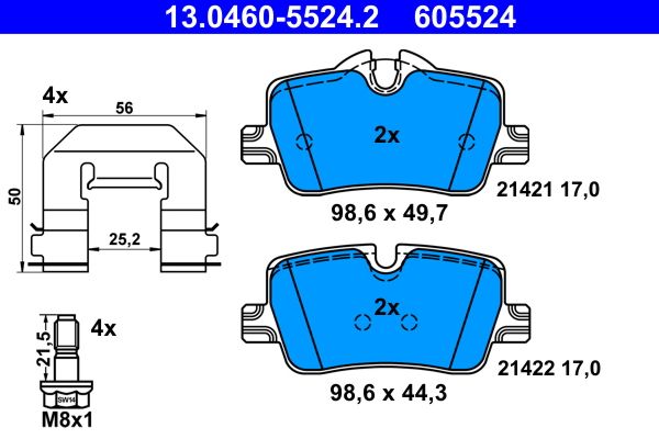 Brake Pad Set, disc brake -