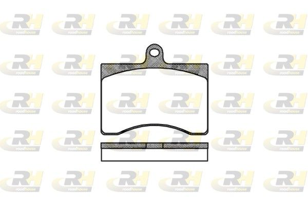 Brake Pad Set, disc brake Fiat 242 74-77 esim.