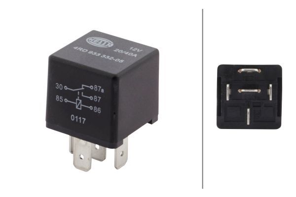 Relay, main current -