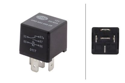 Relay, main current -
