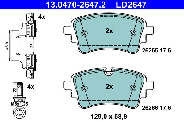 Brake Pad Set, disc brake -