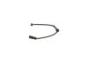 Warning Contact, brake pad wear -