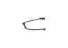 Warning Contact, brake pad wear -