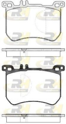 Brake Pad Set, disc brake MERCEDES-BENZ - 008 420 35 20