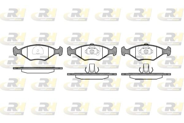 Brake Pad Set, disc brake Fiat PALIO 1.2i 16V 01- esim
