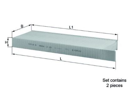 Filter, cabin air PSA - 1609998980