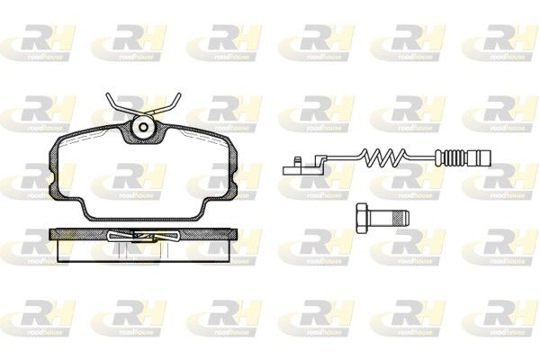 Brake Pad Set, disc brake Mercedes BENZ W201 82-93 esim