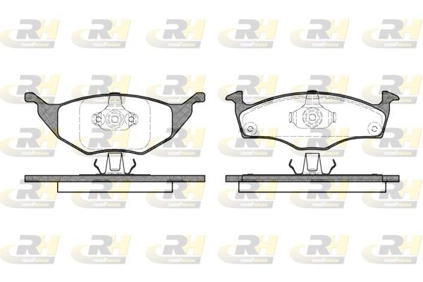 Brake Pad Set, disc brake VW LUPO 1.2TDi 99- esim