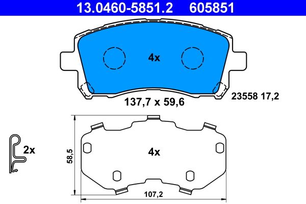 Brake Pad Set, disc brake -