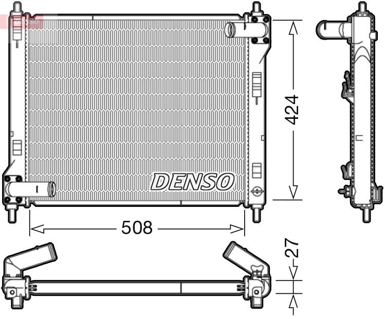 Radiator, engine cooling -