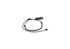 Warning Contact, brake pad wear -