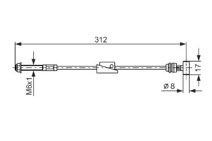 Cable Pull, parking brake -