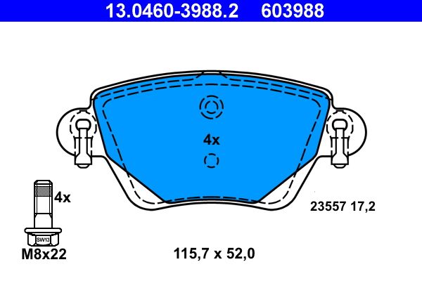 Brake Pad Set, disc brake -