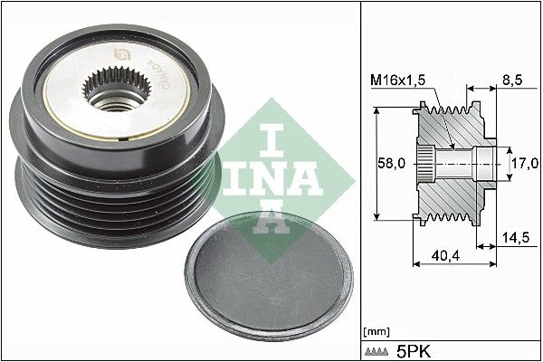 Alternator Freewheel Clutch -