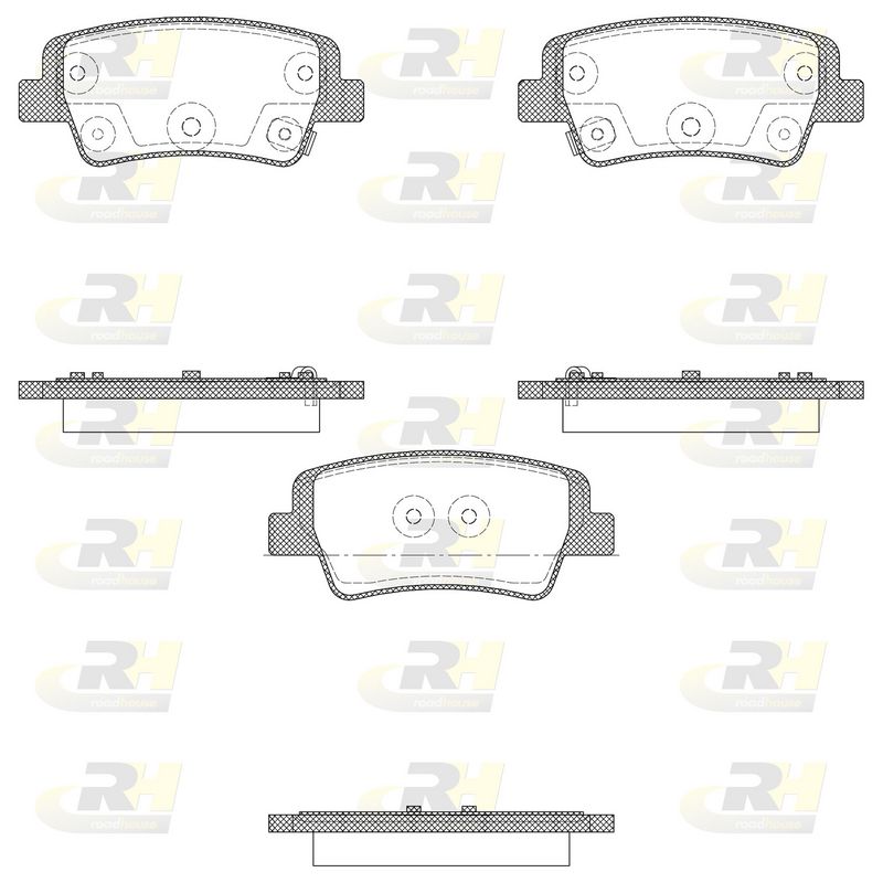 Brake Pad Set, disc brake HYUNDAI ELANTRA (03.2020-
