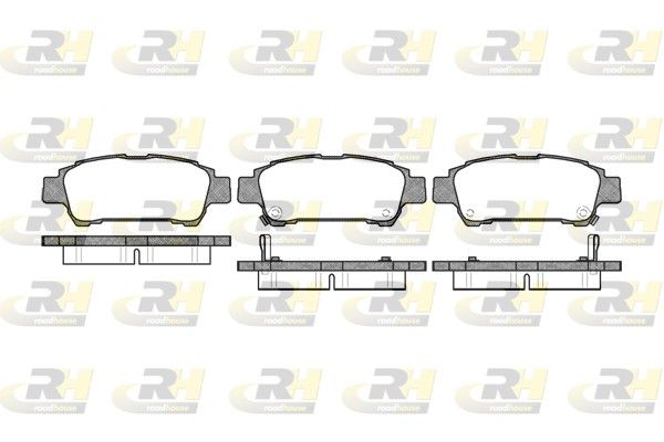 Brake Pad Set, disc brake TOYOTA - 04460-28040