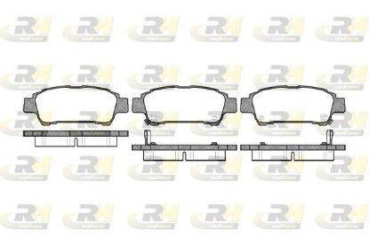 Brake Pad Set, disc brake TOYOTA - 04460-28040