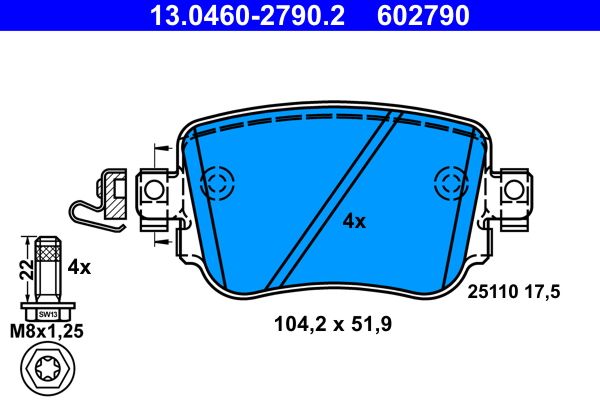 Brake Pad Set, disc brake -
