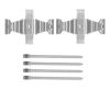Accessory Kit, disc brake pad -