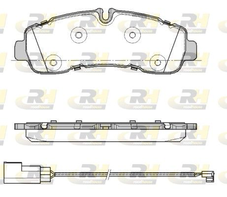 Brake Pad Set, disc brake TRANSIT (01/2020-